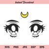 Anime Eyes svg, Sailor Moon SVG, Anime SVG, Usagi Tsukino SVG, PNG, DXF, Cricut, Cut File, Clipart