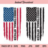 Correctional Officer Flag SVG, Correctional Officer USA Flag SVG, PNG, DXF, Cricut, Cut File, Clipart