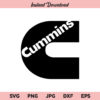 Cummins SVG, Cummins Logo SVG, PNG, DXF, Cricut, Cut File, Clipart