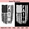Faith Flag SVG, Distressed American Flag SVG, Faith SVG, PNG, DXF, Cricut, Cut File, Clipart