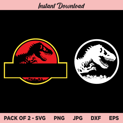 Jurassic Park SVG, Jurassic Park Logo SVG, Jurassic SVG, PNG, DXF, Cricut, Cut File, Clipart
