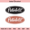 Peterbilt SVG, Peterbilt Logo SVG, PNG, DXF, Cricut, Cut File, Clipart