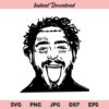 Post Malone SVG, Posty SVG, Malone SVG, Always Tired, Stay Away SVG, PNG, DXF, Cricut, Cut File, Clipart, Silhouette