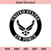 United States Air Force SVG, Air Force Logo SVG, U.S. Air Force SVG, PNG, DXF, Cricut, Cut File, Clipart