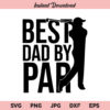 Best Dad by Par SVG, Fathers Day SVG, Dad Golf SVG, Golf SVG, PNG, DXF, Cricut, Cut File, Clipart