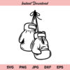 Boxing Gloves SVG, Boxing SVG, PNG, DXF, Cricut, Cut File, Clipart, Silhouette