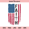 Faith Flag SVG, Faith US Flag SVG, Faith American Flag SVG, PNG, DXF, Cricut, Cut File, Clipart