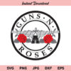 Guns N Roses Logo SVG, Guns And Roses SVG, PNG, DXF, Cricut, Cut File, Clipart