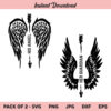 His Angel Her Guardian SVG, PNG, DXF, Cricut, Cut File, Clipart, Silhouette