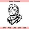 Jason SVG, Jason Voorhees SVG, Friday the 13th SVG, Horror Halloween SVG, PNG, DXF, Cricut, Cut File, Clipart