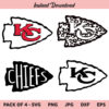 Kansas City Chiefs Logo SVG, NFL Football SVG, KC Chiefs Logo, Chiefs Super Bowls SVG, PNG, DXF, Cricut, Cut File