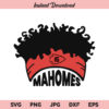 Patrick Mahomes Hairband SVG, Mahomes Hair SVG, Mahomes SVG, Kansas City SVG, Kansas City SVG, PNG, DXF, Cricut