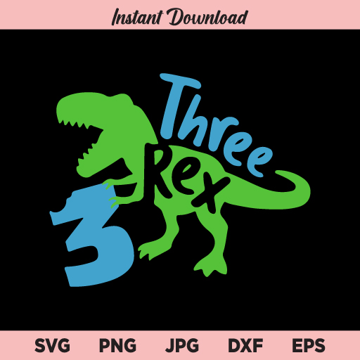 Download Three Rex Svg 3rd Birthday Svg Dinosaur Birthday Svg 3 Rex Svg Png Dxf Cricut Cut File Clipart Buy Svg Designs