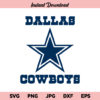 Dallas Cowboys SVG, Dallas Cowboys for Cut, Football SVG, PNG, Instant Download