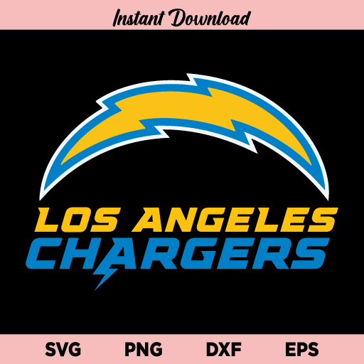Los Angeles Chargers logo SVG, Chargers SVG, Los Angeles Chargers SVG, Chargers Logo SVG, NFL SVG, PNG, DXF, Cricut, Cut File, Clipart