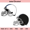 NFL Helmet SVG, NFL SVG, Helmet SVG, PNG, DXF, Cricut, Cut File, Clipart
