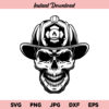 Firefighter Skull SVG, Firefighter, Firefighter Logo, Firefighting Rescue, Fireman Fighting Fire Skull Helmet, SVG, PNG, DXF
