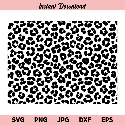 Leopard Print SVG, Leopard SVG, Animal Print SVG, Leopard Print Pattern SVG, Leopard All Over Pattern SVG, Leopard Pattern SVG, PNG, DXF, Cricut, Cut File