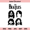 The Beatles SVG, Beatles SVG, The Beatles SVG File, The Beatles Rock Band SVG, Beatles, SVG, PNG, DXF, Cricut, Cut File, Clipart, Instant Download