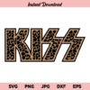 KISS Logo Leopard SVG