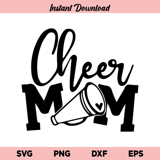 Cheer Mom SVG, Cheer Mom SVG File, Cheer SVG, Mom SVG, Football Mom SVG, Cheerleader SVG, Cheer Mom Shirt, Cheer Mom, SVG, PNG, DXF, Cricut, Cut File