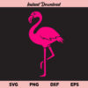 Flamingo SVG, Pink Flamingo SVG, Flamingo Standing On 1 Leg SVG, Pink Flamingo SVG File, Flamingo SVG File, Pink Flamingo, Flamingo, SVG, PNG, DXF, Cricut, Cut File, Clipart, Instant Download