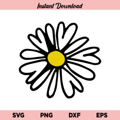 Daisy SVG, Flower SVG, Floral SVG, Daisy Flower SVG, Simple Daisy SVG