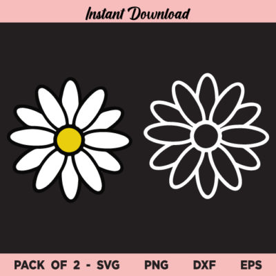 Daisy SVG, Flower SVG, Floral SVG, Daisy Flower SVG, Simple Daisy SVG