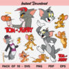 Tom and Jerry SVG Bundle, Tom and Jerry SVG, Tom and Jerry SVG Design, Tom SVG, Jerry SVG, Tom and Jerry, SVG, PNG, DXF, Cricut, Cut File, Clipart, Instant Download