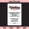 Washing Instructions SVG, Washing Instructions SVG File, TShirt Care Cards SVG, Care Instructions, Washing Instructions, Washing Card, SVG, PNG, DXF