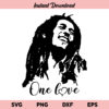 Bob Marley SVG, Bob Marley One Love SVG, Bob Marley PNG, Bob Marley Portrait SVG, One Love SVG, Bob Marley, SVG, PNG, DXF, Cricut, Cut File
