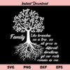 Family Tree SVG, Family Tree SVG File, Family Like Branches On A Tree SVG, Family Tree, Family Like Branches On A Tree, SVG, PNG, DXF, Cricut, Cut File
