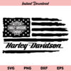 Harley Davidson US Flag SVG, Harley Davidson American Flag SVG, Harley Davidson Flag SVG, Harley Davidson SVG, USA Flag SVG, American Flag SVG, PNG, DXF, Cricut, Cut File