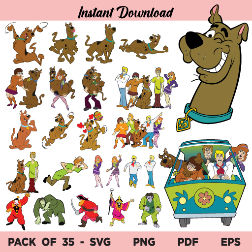 Scooby Doo SVG, Scooby Doo Bundle SVG, Scooby Doo SVG File, Scooby Doo SVG Bundle, Scooby Doo SVG Design, Scooby Doo, SVG, PNG, Cricut, Cut File