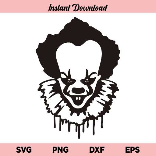 Pennywise Clown It SVG, Pennywise The Clown It Movie SVG, Pennywise SVG, Halloween IT Pennywise Dancing Clown SVG, PNG, DXF, Cricut, Cut File