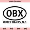 OBX SVG, Outer Banks SVG, The Outer Banks N.C. SVG, OBX Travel Airport Code Design SVG, OBX, Outer Banks, SVG, PNG, DXF, Cricut, Cut File