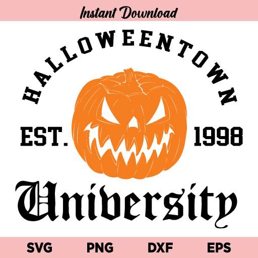 Halloweentown University Pumpkin SVG File