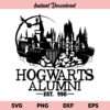 Harry Potter Castle Hogwarts Alumni SVG