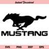 Mustang Logo SVG