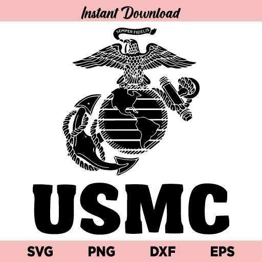 USMC Logo SVG, Marines Logo SVG, United States Marine Corps SVG, USMC ...