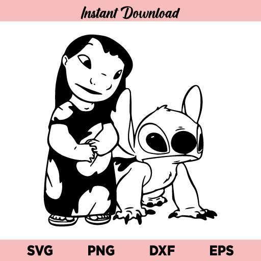 Lilo and Stitch SVG