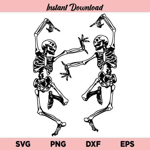 Dancing Skeletons SVG