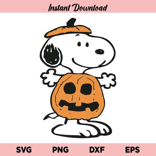 Halloween Snoopy SVG