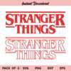 Stranger Things Logo SVG