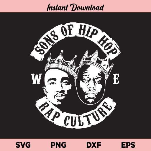 Sons Of Hip Hop Tupac SVG