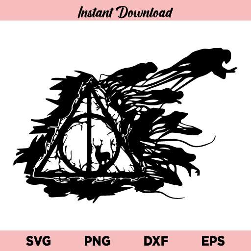 Deathly Hallows with Shadow Hunters SVG