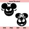 Halloween Mickey Minnie SVG