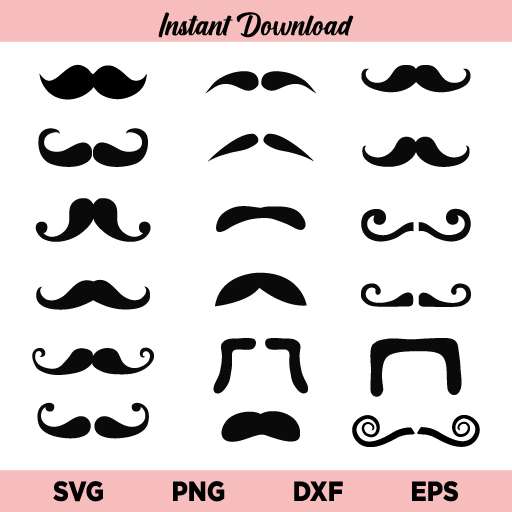 Mustache SVG Bundle