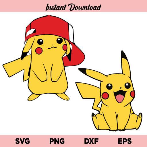 Pikachu SVG Bundle