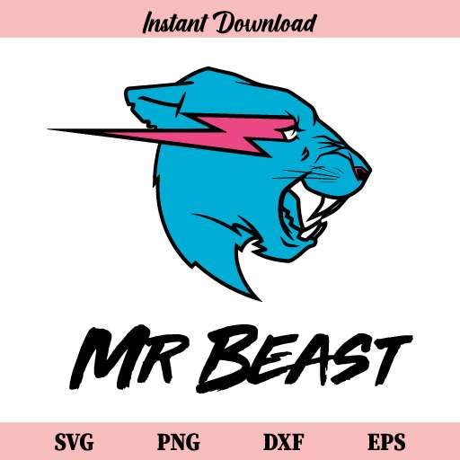 Mr Beast Logo SVG